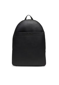 TOMMY HILFIGER - Tommy Hilfiger Plecak Th Corp Backpack AM0AM13221 Czarny. Kolor: czarny. Materiał: skóra