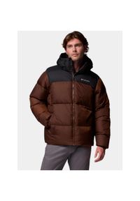 columbia - Płaszcz Zimowy Męski Columbia Puffect II. Kolor: czarny, brązowy, wielokolorowy. Materiał: syntetyk, materiał. Sezon: zima. Styl: sportowy #1