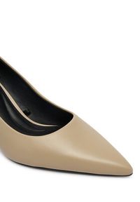 Calvin Klein Szpilki Ess Stiletto 70 HW0HW02607 Beżowy. Kolor: beżowy. Materiał: skóra. Obcas: na szpilce #6