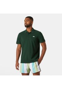 Polo Helly Hansen Transat. Typ kołnierza: polo. Kolor: zielony. Styl: klasyczny, elegancki #1