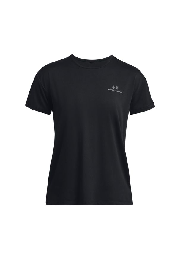 Damski jersey Under Armour Rush Energy 2.0. Kolor: czarny, szary, wielokolorowy. Materiał: jersey. Sport: fitness