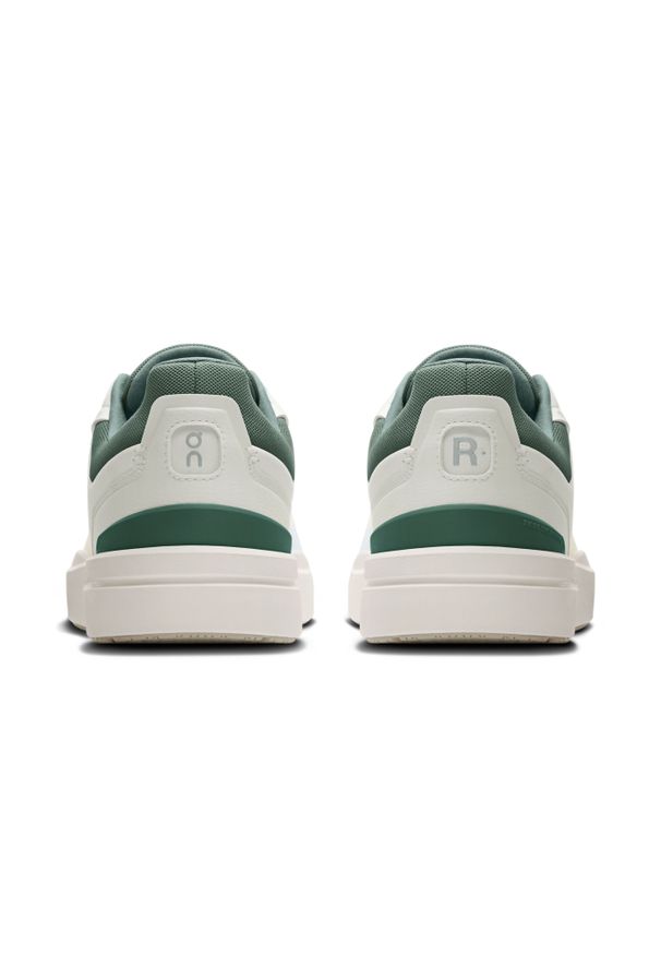 On - ON THE ROGER Advantage White | Olive Sneakersy męskie. Okazja: na co dzień. Kolor: biały. Szerokość cholewki: normalna. Sport: tenis