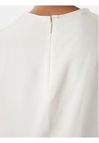 Calvin Klein Bluzka LV044F161G Biały Regular Fit. Kolor: biały. Materiał: wiskoza #3