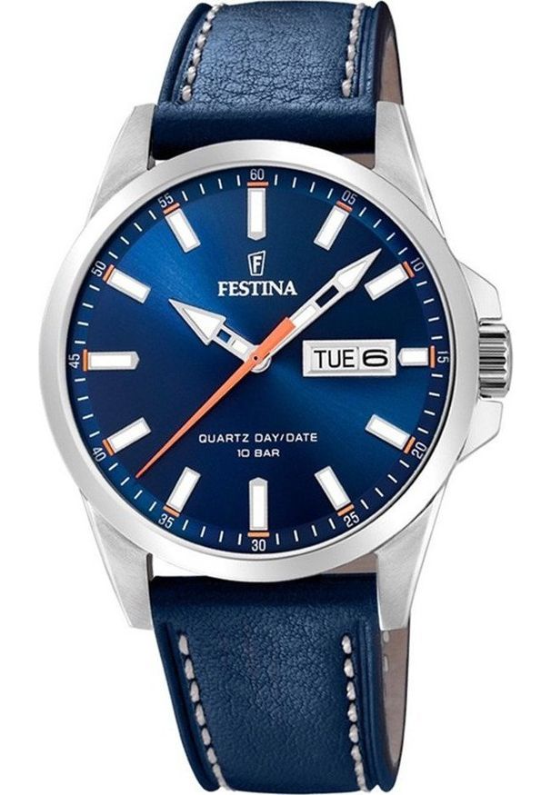 Zegarek Festina Zegarek męski Festina F20358-3 niebieski. Kolor: niebieski