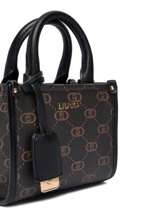 Liu Jo Torebka Esc XS Tote AF5102 E0668 Czarny. Kolor: czarny. Materiał: skórzane