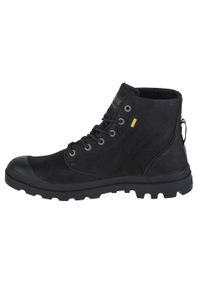 Buty sportowe Sneakersy unisex, Palladium Pampa Hi Supply Lth. Kolor: czarny. Materiał: materiał, syntetyk. Sport: turystyka piesza