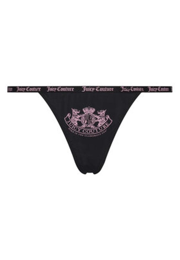Juicy Couture Komplet 3 par stringów JCTTH225959 Kolorowy. Materiał: syntetyk. Wzór: kolorowy