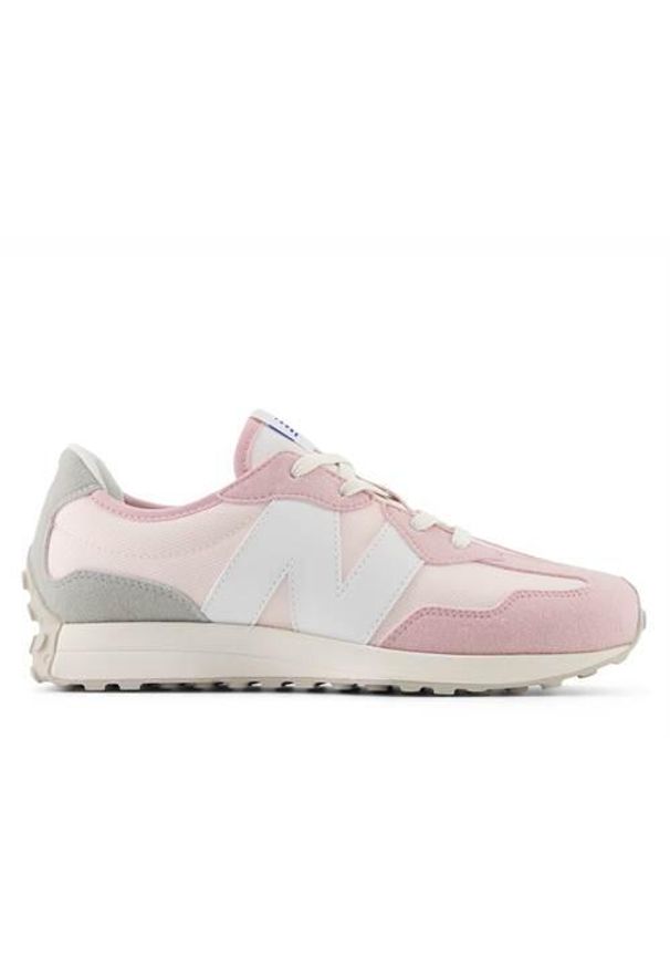 Buty do chodzenia dla dzieci New Balance Nb 327. Zapięcie: sznurówki. Kolor: różowy. Materiał: syntetyk, tkanina, materiał. Szerokość cholewki: normalna. Sport: turystyka piesza
