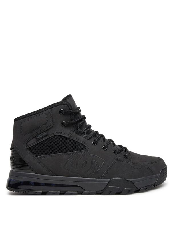 DC Sneakersy Versatile Hi Wr ADYB100019-3BK Czarny. Kolor: czarny. Materiał: skóra