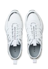 Sneakersy damskie białe Armani Exchange XDX039 XV408 K708. Kolor: biały #4