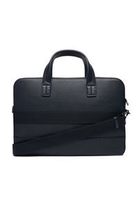 TOMMY HILFIGER - Tommy Hilfiger Torba na laptopa Th Central Slim Computer Bag AM0AM13631 Granatowy. Kolor: niebieski. Materiał: skóra #3