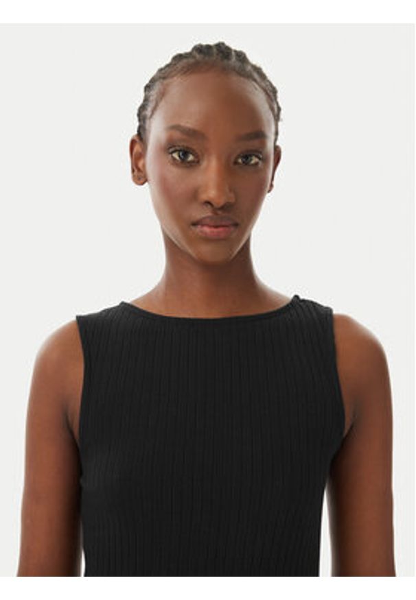 Vero Moda Sukienka letnia Ruby 10343004 Czarny Regular Fit. Kolor: czarny. Materiał: bawełna. Sezon: lato