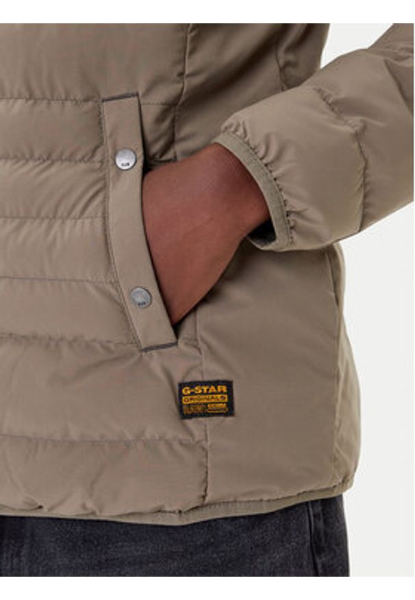 G-Star RAW - G-Star Raw Kurtka zimowa Foundation D26954-D518 Zielony Regular Fit. Kolor: zielony. Materiał: syntetyk. Sezon: zima