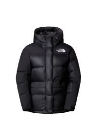 Kurtka The North Face Himalayan 0A4R2WJK31 - czarna. Okazja: na spacer. Kolor: czarny. Materiał: puch, materiał, poliester, nylon. Sezon: zima. Styl: retro, elegancki. Sport: turystyka piesza