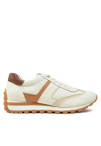 Lauren Ralph Lauren Sneakersy 802943462002 Beżowy. Kolor: beżowy. Materiał: skóra