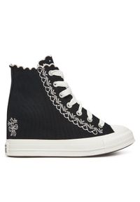 Converse Trampki Chuck Taylor All Star Wedge A13546C Czarny. Kolor: czarny. Materiał: materiał