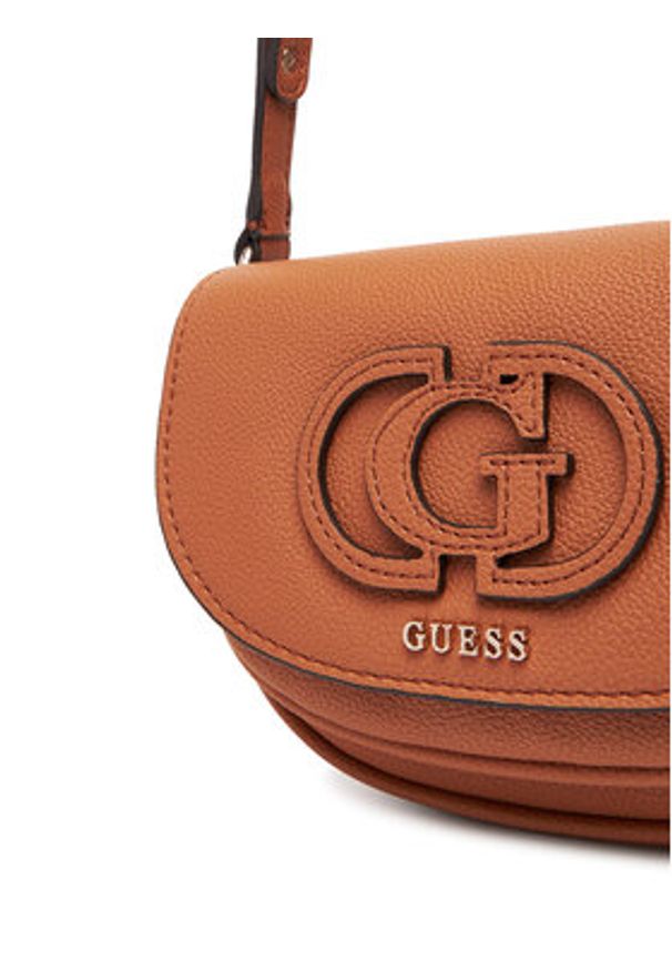 Guess Torebka Calebra Mini HWBG95 36780 Brązowy. Kolor: brązowy. Materiał: skórzane