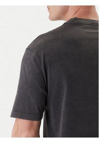 Karl Lagerfeld - KARL LAGERFELD T-Shirt 755171 562256 Szary Loose Fit. Typ kołnierza: dekolt w karo. Kolor: szary. Materiał: bawełna #5