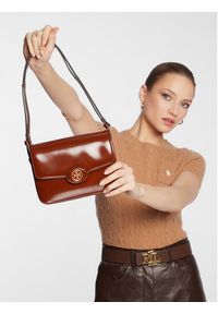 Tory Burch Torebka Robinson Spazzolato 143122 Brązowy. Kolor: brązowy. Materiał: skórzane