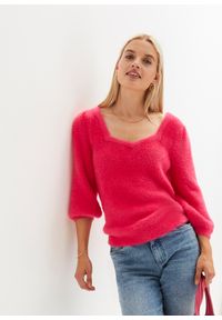 bonprix - Sweter. Kolor: różowy #1