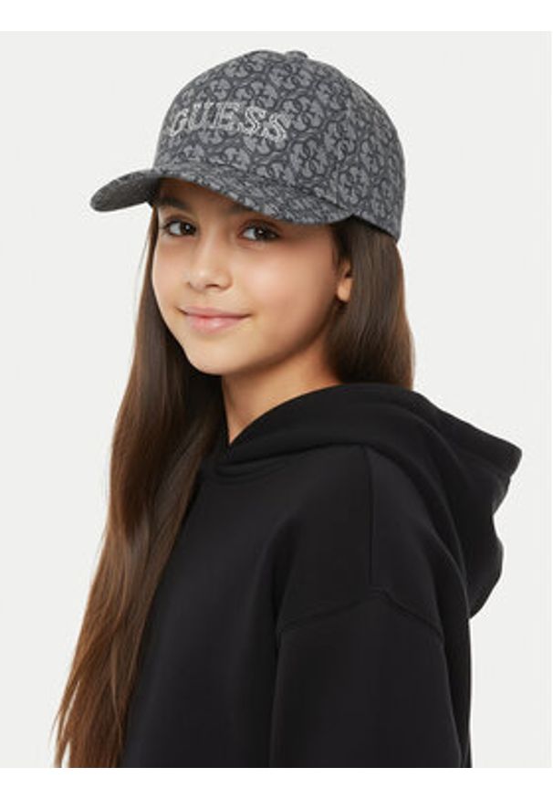 Guess Czapka z daszkiem J5RZ38 WO080 Czarny. Kolor: czarny. Materiał: materiał, bawełna