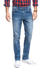 Mustang - SPODNIE MĘSKIE MUSTANG Washington DENIM BLUE 1009083 5000 411