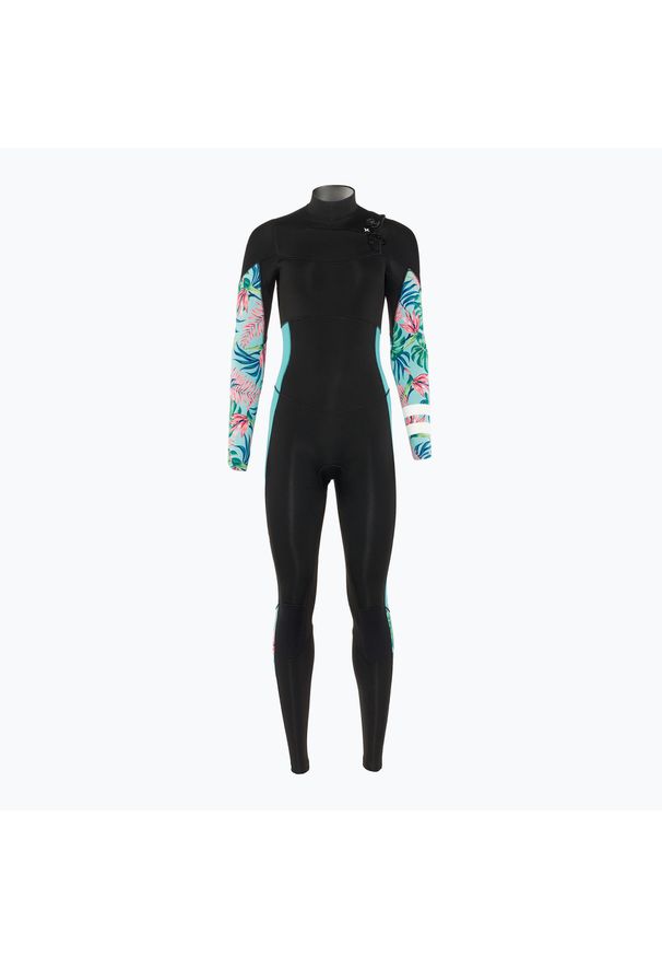 Pianka do pływania damska Hurley Plus Printed 3/2 mm Fullsuit. Kolor: czarny