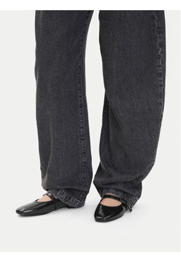 Jenny - JENNY Baleriny CEO-CWBFP5-07A Czarny. Kolor: czarny. Materiał: materiał, syntetyk