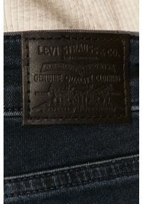 Levi's® - Levi's - Jeansy 712. Okazja: na spotkanie biznesowe. Stan: podwyższony. Kolor: niebieski. Materiał: jeans. Wzór: gładki. Styl: biznesowy #4