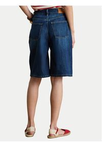 Lauren Ralph Lauren - LAUREN RALPH LAUREN Szorty jeansowe 200P13594001 Niebieski Wide Leg. Kolor: niebieski. Materiał: bawełna #2
