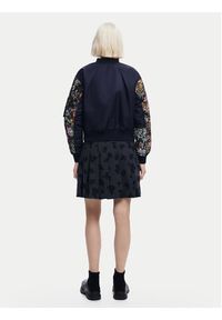 Desigual Kurtka bomber Roterdam 24WWEWB1 Czarny Regular Fit. Kolor: czarny. Materiał: syntetyk