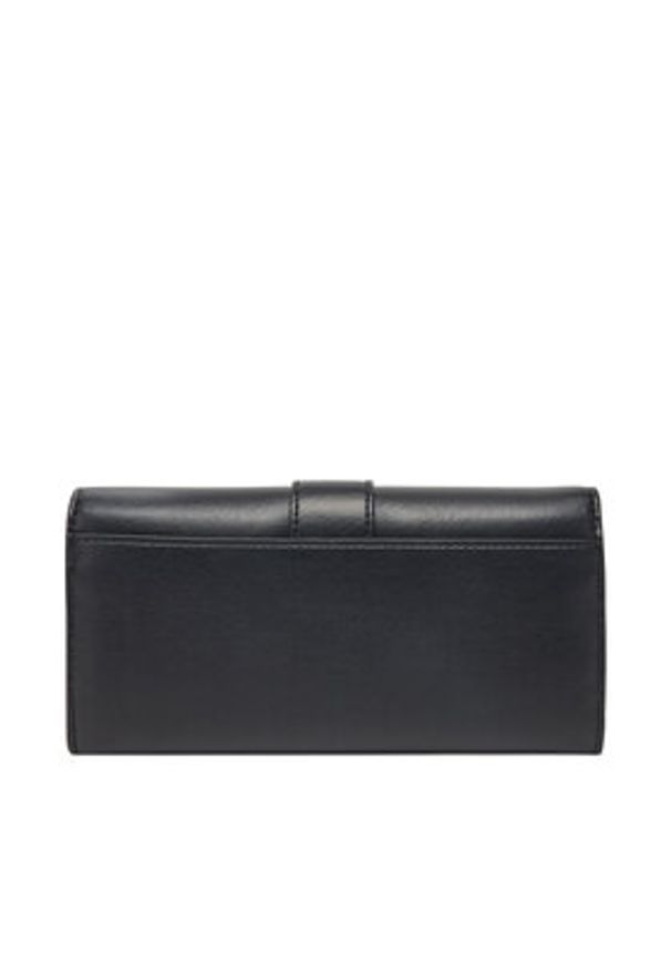 Calvin Klein Duży Portfel Damski Hardware Snap Large Wallet K60K612964 Czarny. Kolor: czarny. Materiał: skóra