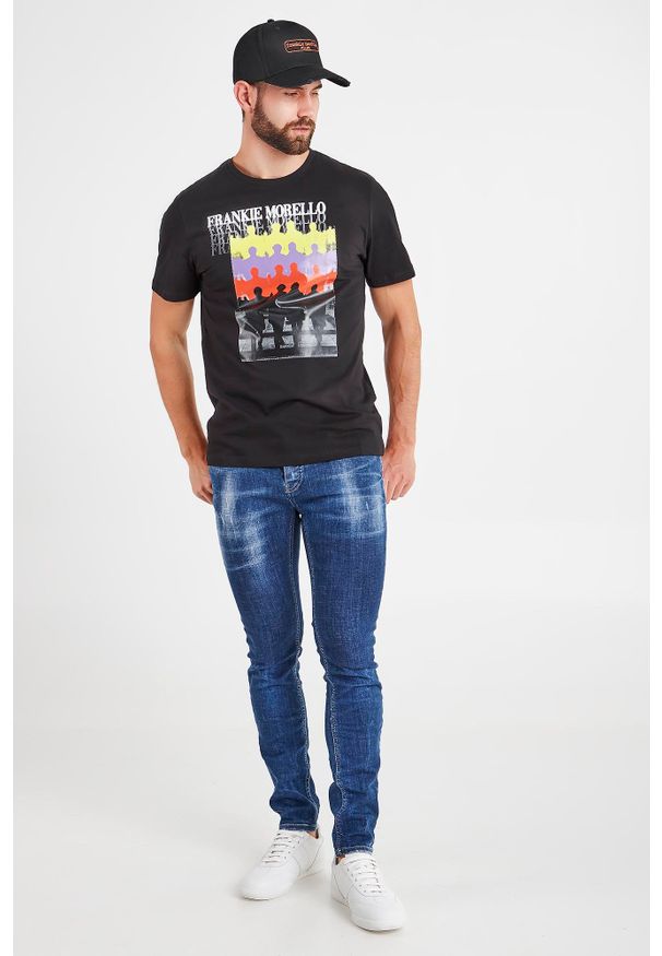 T-SHIRT Frankie Morello. Styl: elegancki