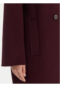 ViCOLO Płaszcz wełniany TF0003 Bordowy Regular Fit. Kolor: czerwony. Materiał: syntetyk #5