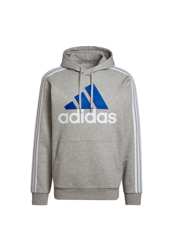 Adidas - Bluza męska adidas Mens Essentials Hoodie. Kolor: biały, wielokolorowy, szary