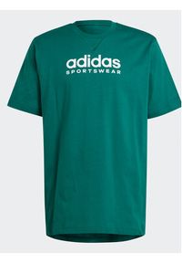 Adidas - adidas T-Shirt All SZN Graphic IJ9434 Zielony Loose Fit. Kolor: zielony. Materiał: bawełna