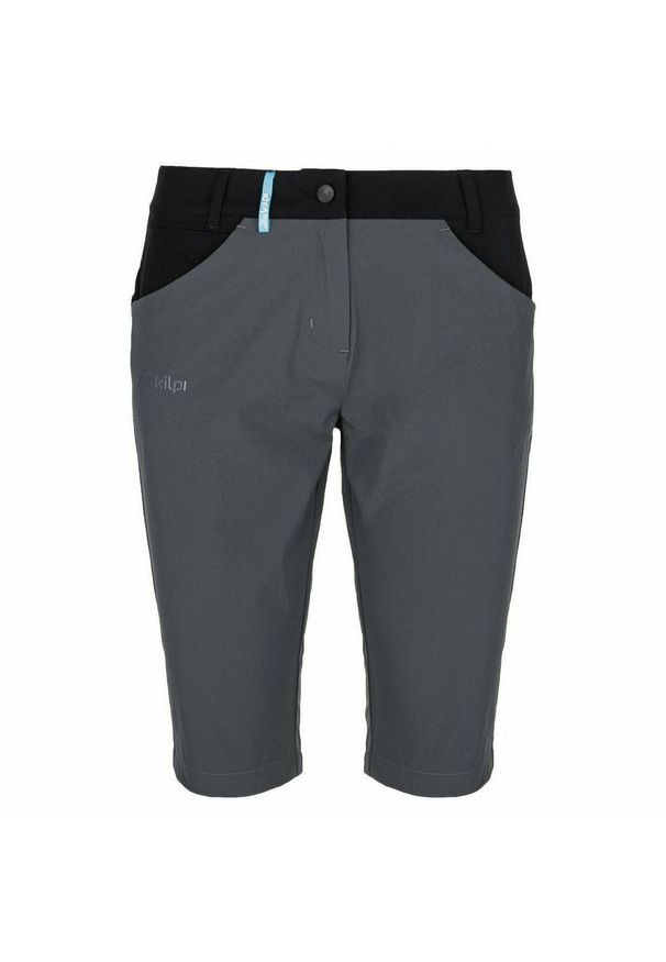 Szorty damskie Kilpi Sylane. Kolor: szary. Materiał: nylon. Sezon: wiosna, lato. Sport: turystyka piesza