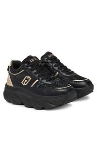 Liu Jo Sneakersy Steffy 01 BF5061 PX783 Czarny. Kolor: czarny. Materiał: skóra #6