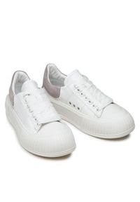 Gino Rossi Sneakersy 1001-1 Biały. Kolor: biały. Materiał: skóra #4