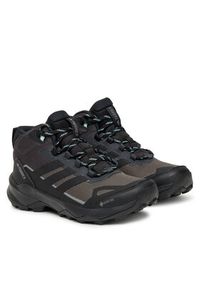Adidas - adidas Trekkingi Terrex Skychaser AX5 Mid GORE-TEX JQ2219 Szary. Kolor: szary. Materiał: materiał #4