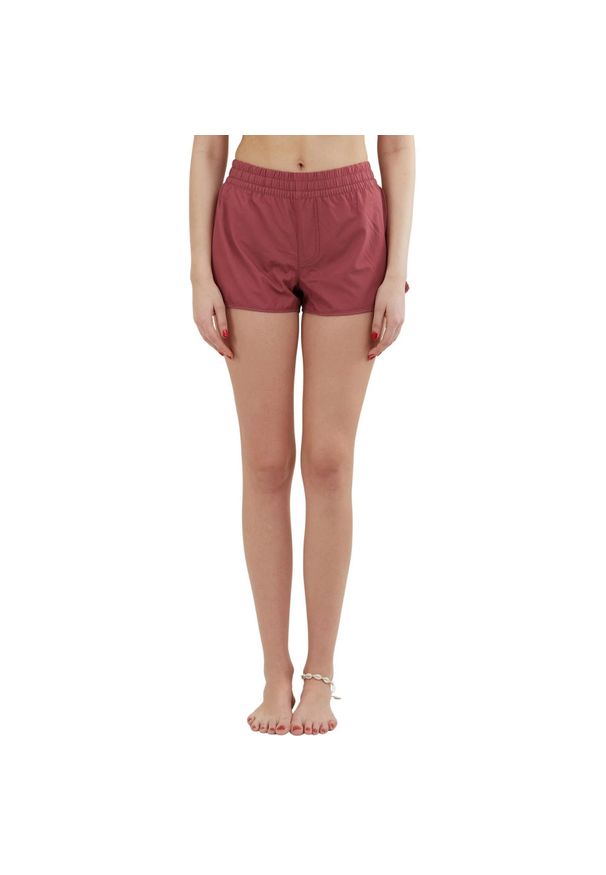 FUNDANGO - Szorty plażowe damskie Elderberry Boardshort. Kolor: czerwony