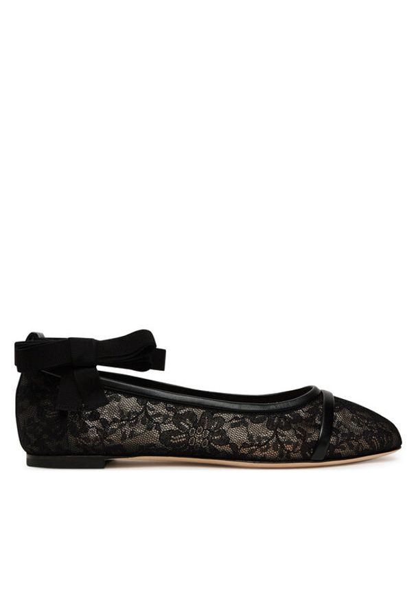 MALONE SOULIERS Baleriny Sabina 5-1 Czarny. Kolor: czarny. Materiał: materiał