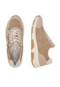 Remonte Sneakersy D1S04-60 Beżowy. Kolor: beżowy. Materiał: syntetyk, materiał