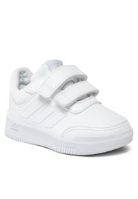 Adidas - adidas Buty Tensaur Sport 2.0 Cf I GW1990 Biały. Kolor: biały. Materiał: skóra