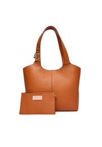 Coccinelle Torebka SHA Coccinelle C-Easy E1 SHA 11 02 01 Brązowy. Kolor: brązowy. Materiał: skórzane #4