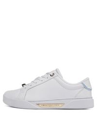 TOMMY HILFIGER - Tommy Hilfiger Sneakersy Golden Hw Court Sneaker FW0FW07702 Biały. Kolor: biały #2
