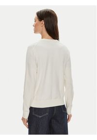 TOMMY HILFIGER - Tommy Hilfiger Kardigan WW0WW42370 Écru Regular Fit. Materiał: syntetyk, bawełna #2