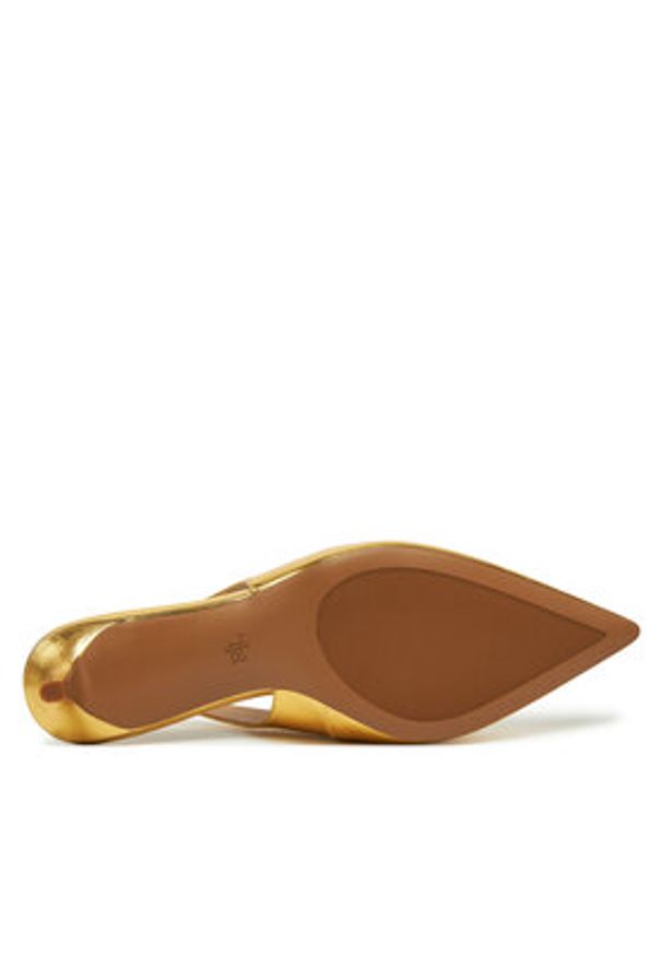 Lauren Ralph Lauren - LAUREN RALPH LAUREN Sandały Lolah II 802935635002 Złoty. Kolor: złoty. Materiał: skóra