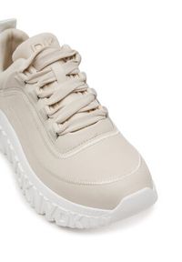 DKNY Sneakersy K1522639 Brązowy. Kolor: brązowy. Materiał: materiał #5