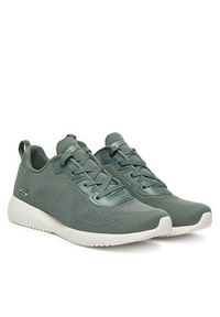 skechers - Skechers Sneakersy Bobs Squad-Tough Talk 32504/SAGE Zielony. Kolor: zielony. Materiał: materiał #2